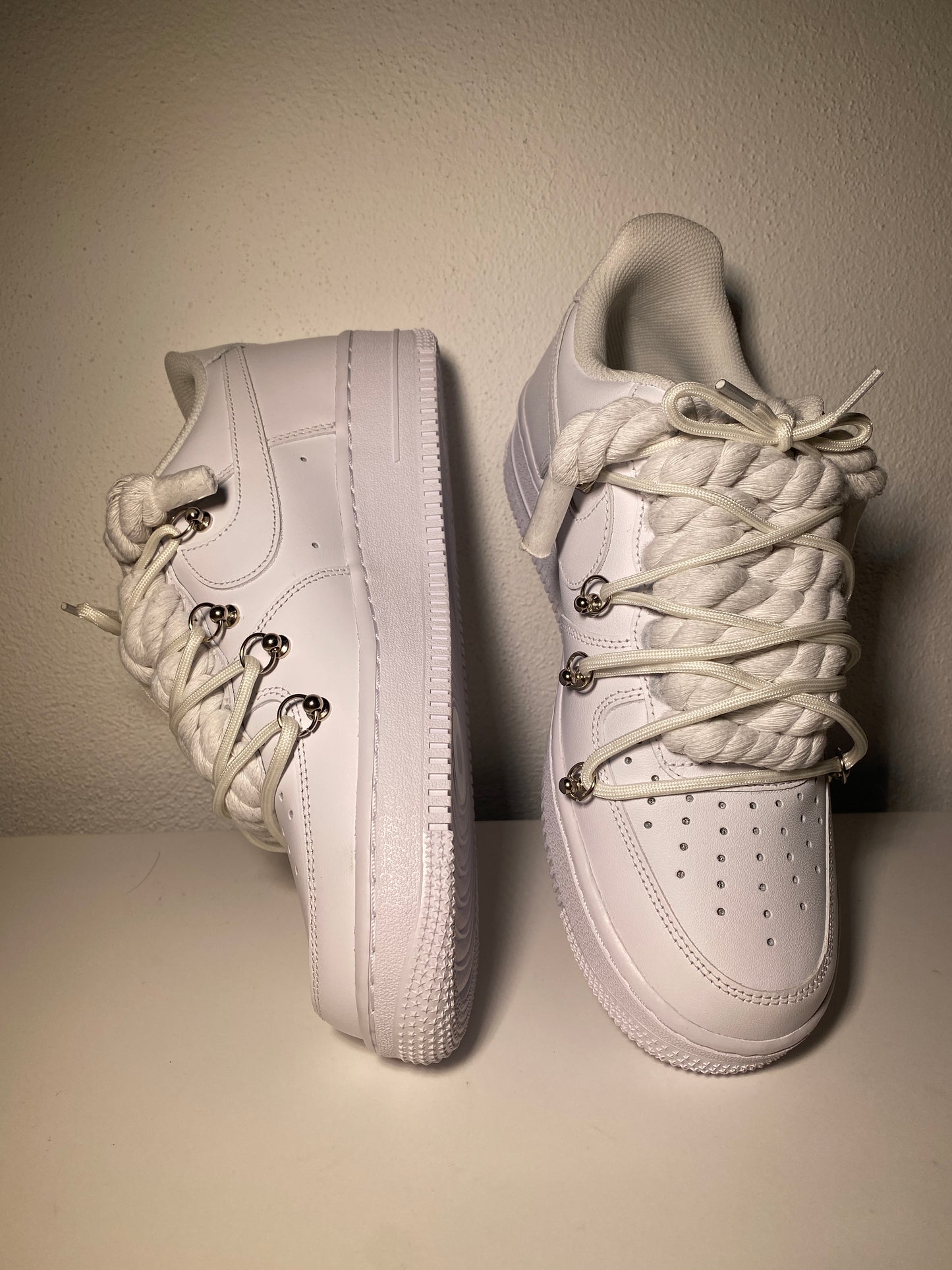 Nike Air Force 1 White Double Tkaničky White