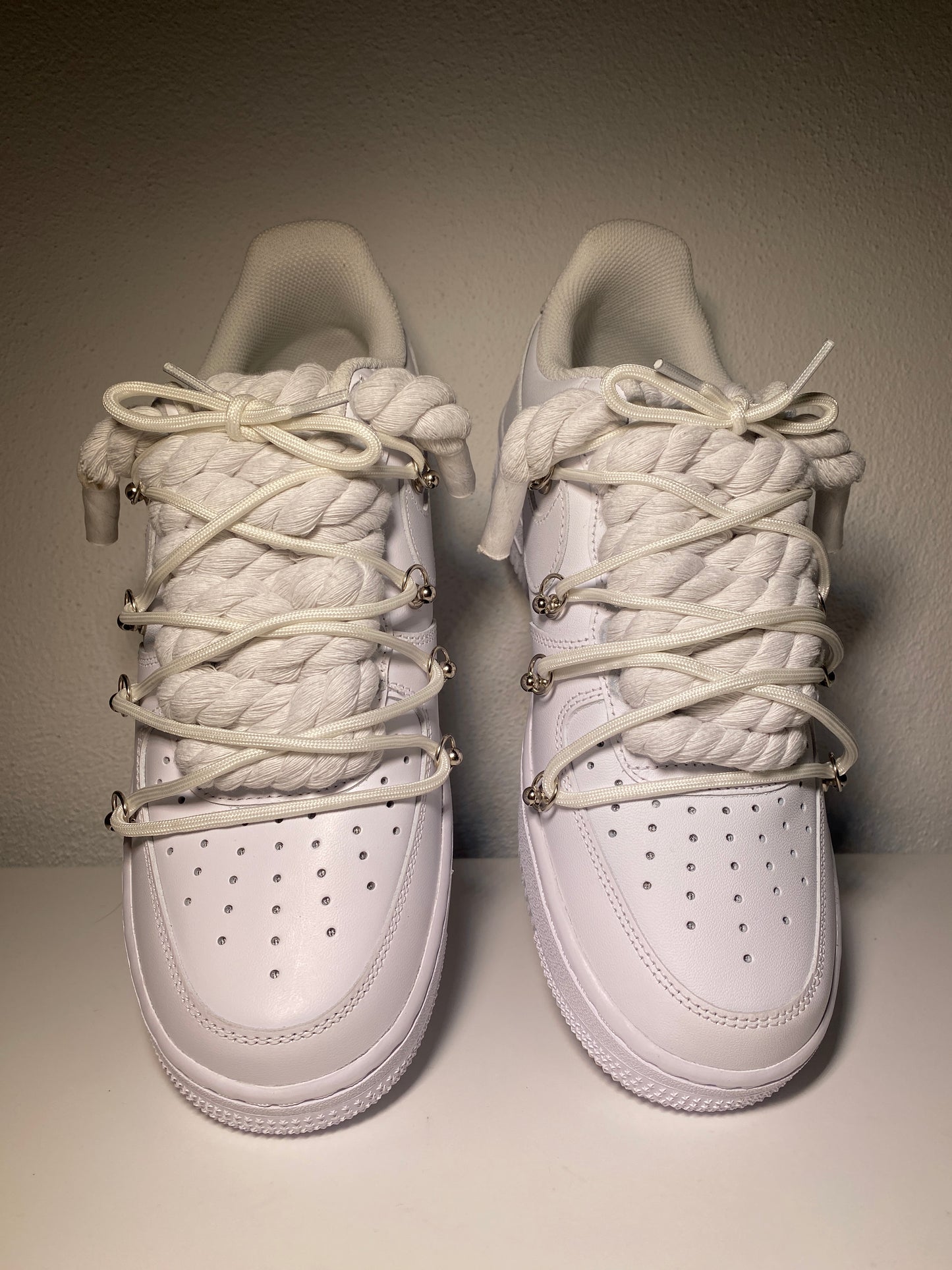 Nike Air Force 1 White Double Tkaničky White