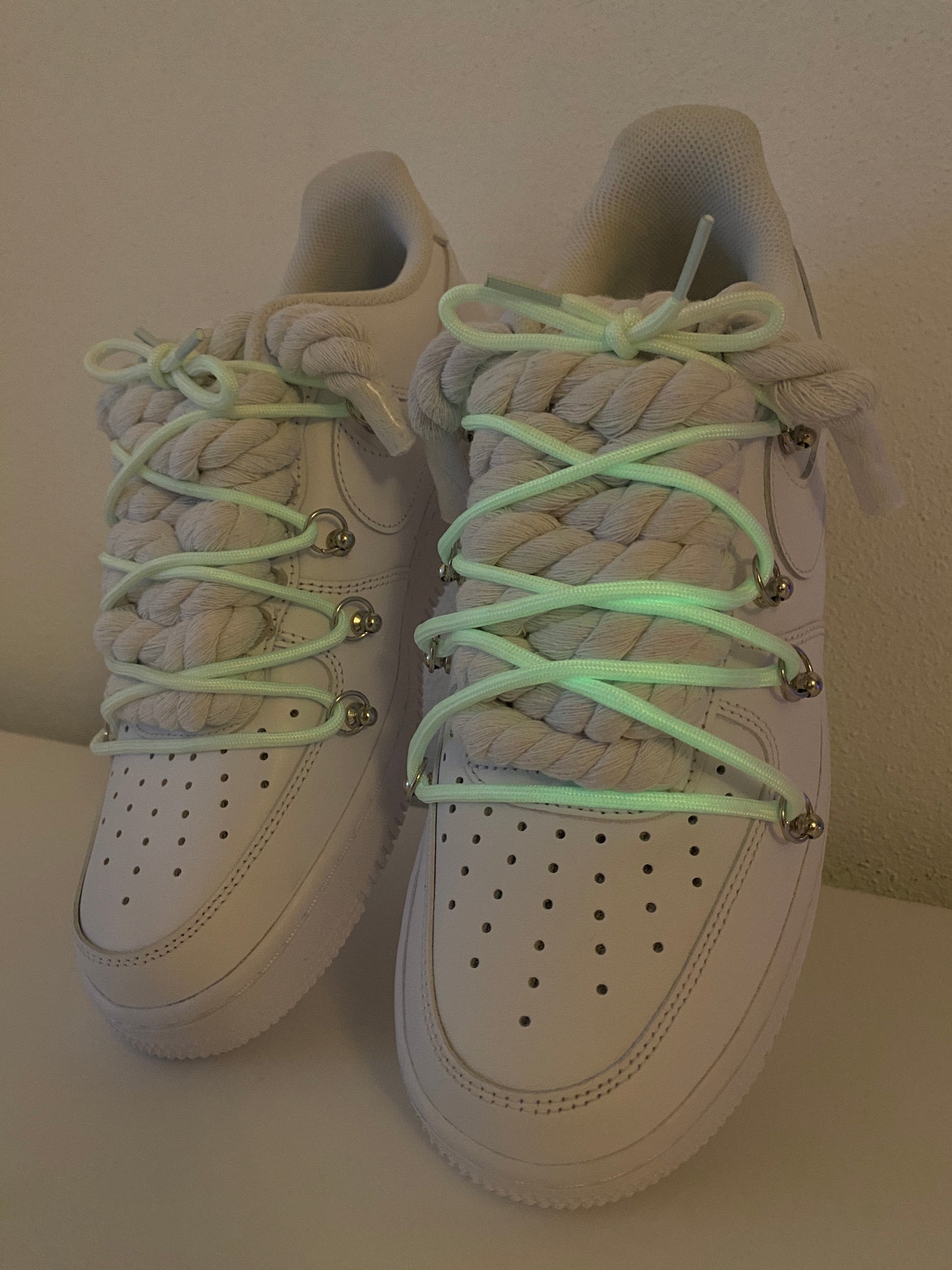 Nike Air Force 1 White Double Tkaničky White