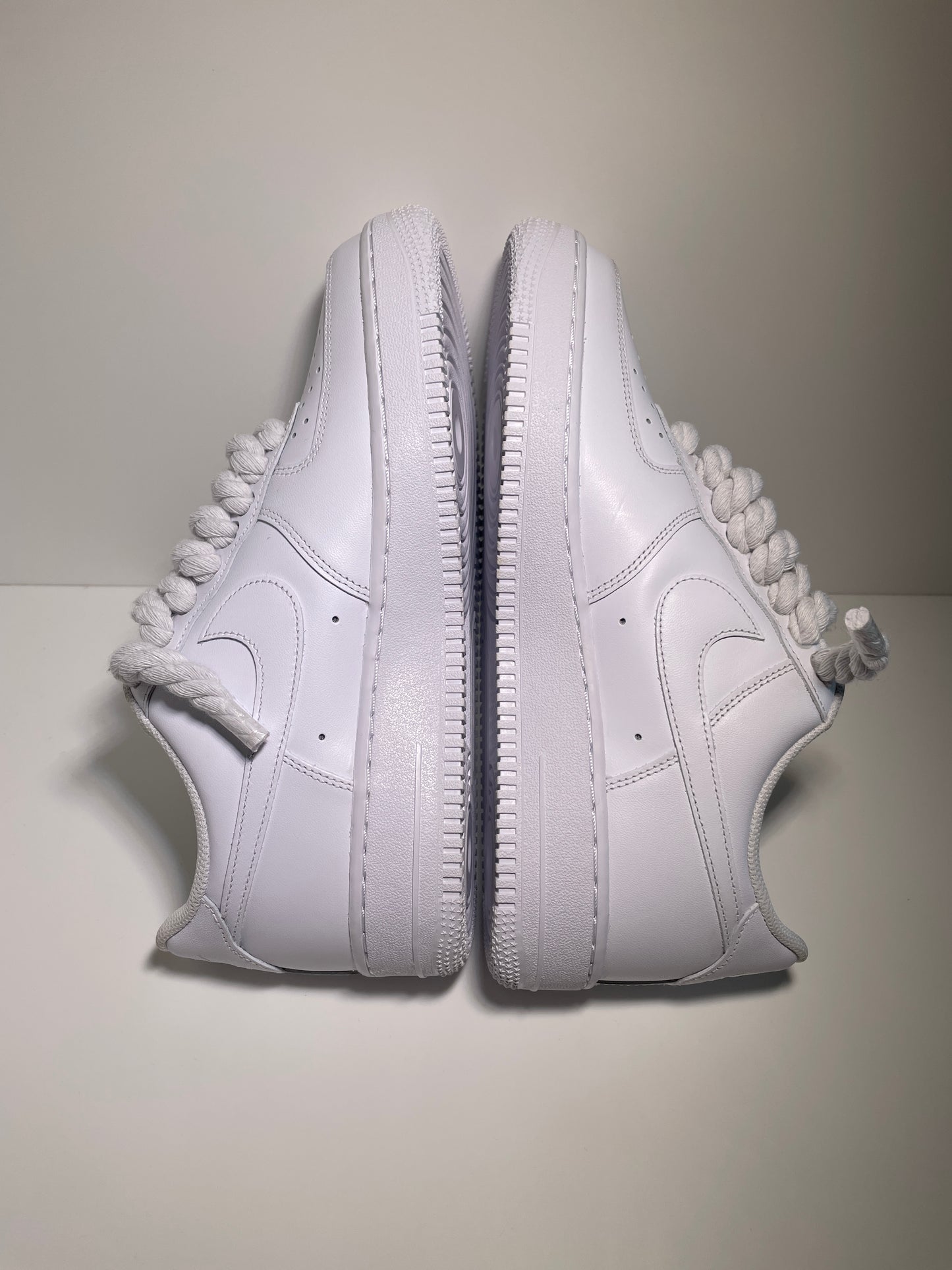 Nike Air Force 1 Bílé Rope Tkaničky Bílé